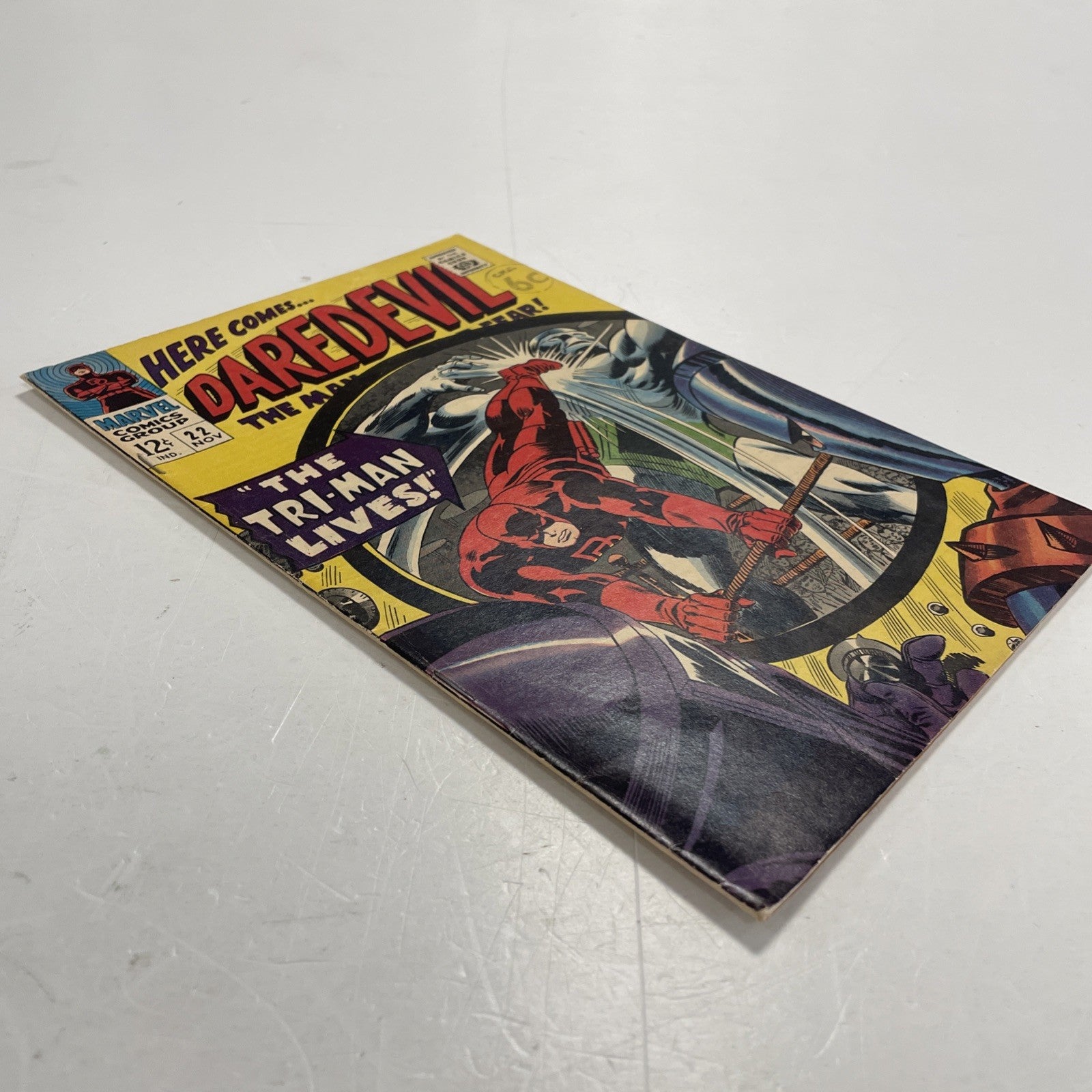 Daredevil #22 1967 VG/FN Pence Stamp3