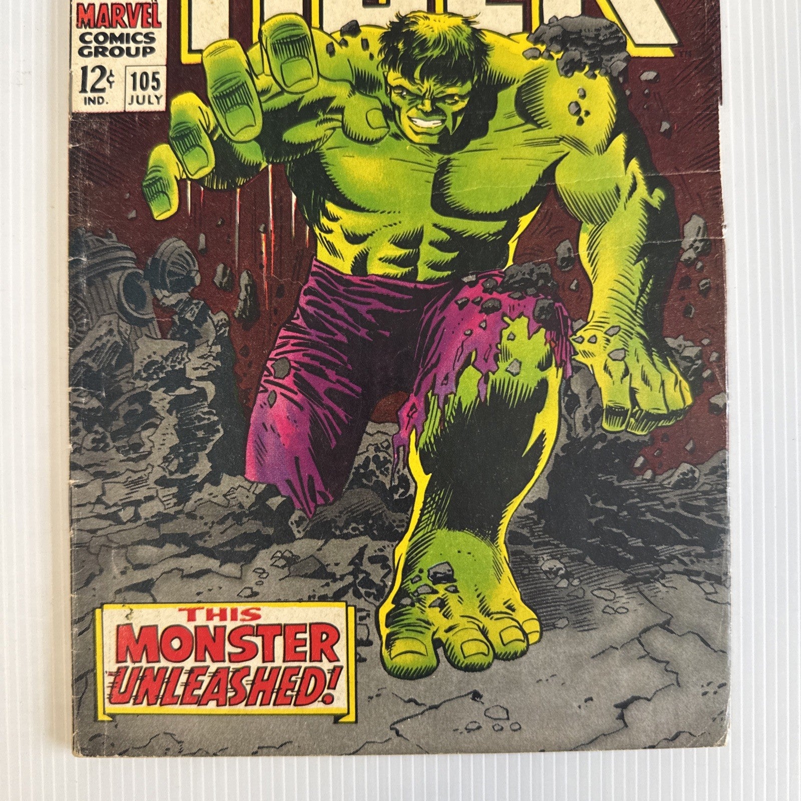 The Incredible Hulk #105 1968 VG2
