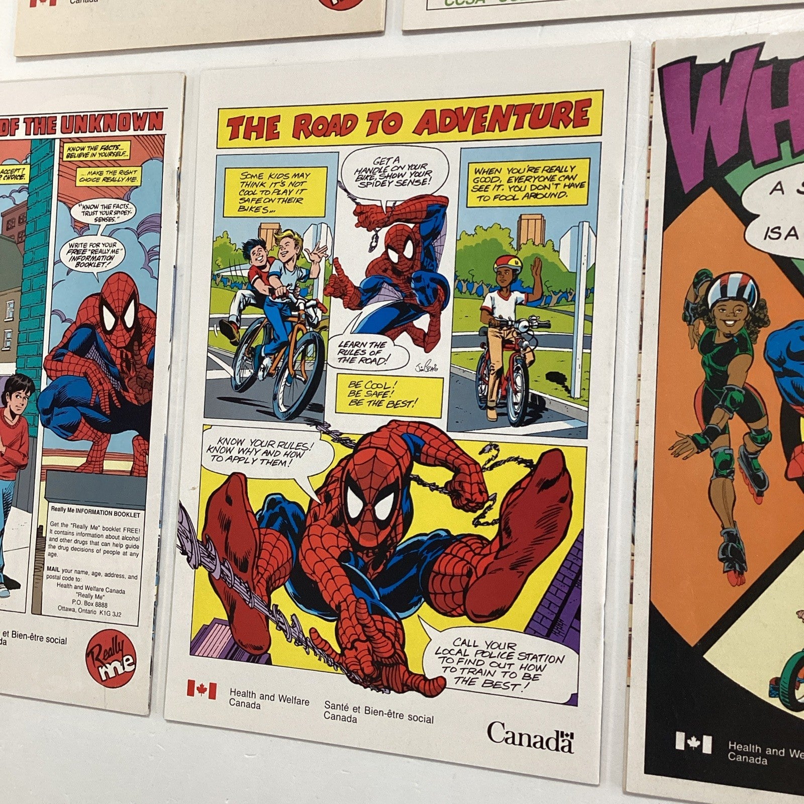 Amazing Spider-man #1-5 1990 Canadian Price Variants **Mixed grades - see photos10
