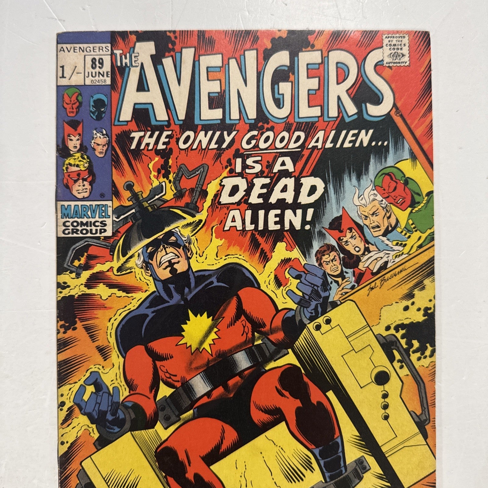 Avengers #89 1971 VG/FN Pecne Copy1