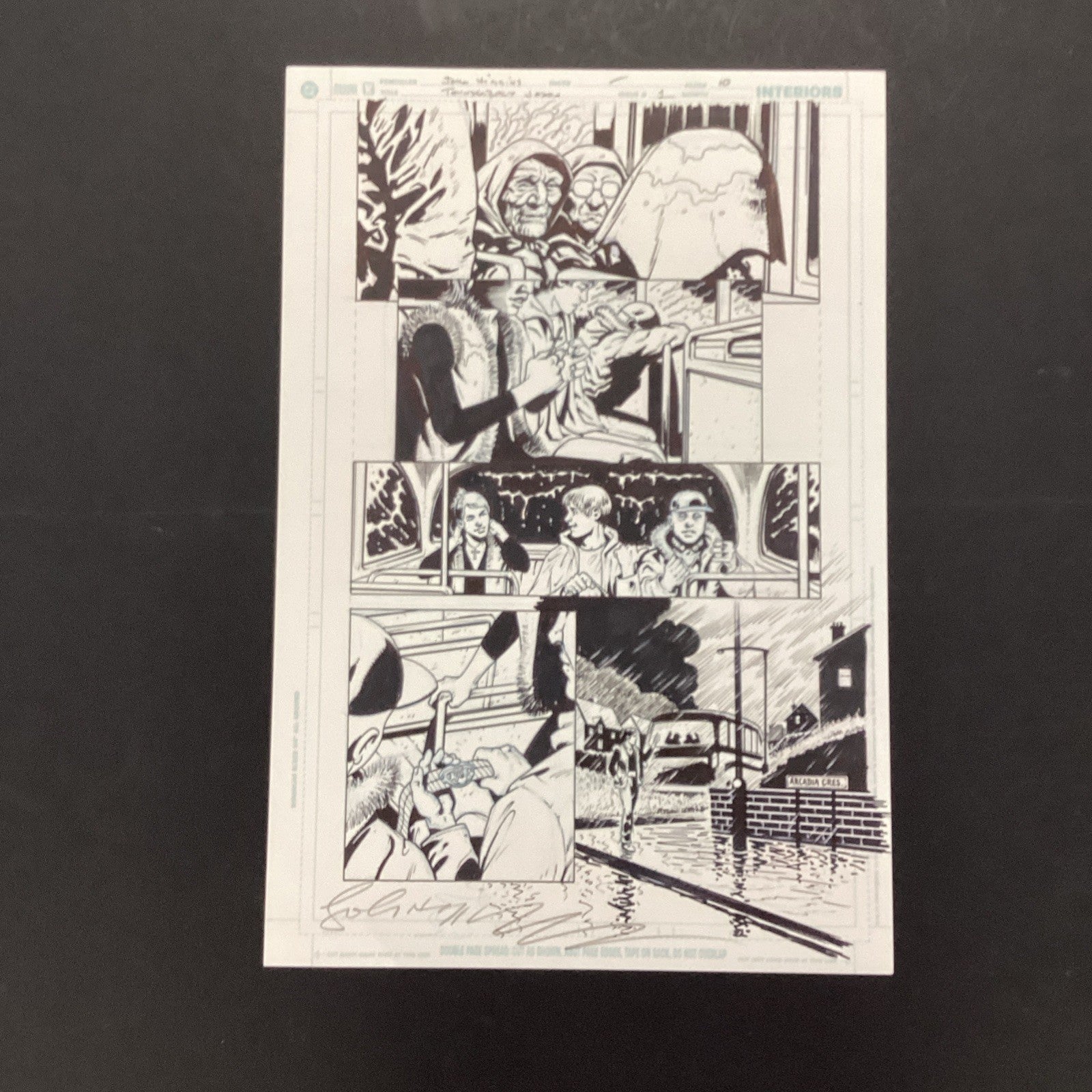Original Artwork for Thunderbolt Jaxon #1 Page 10 By John Higgins 20060