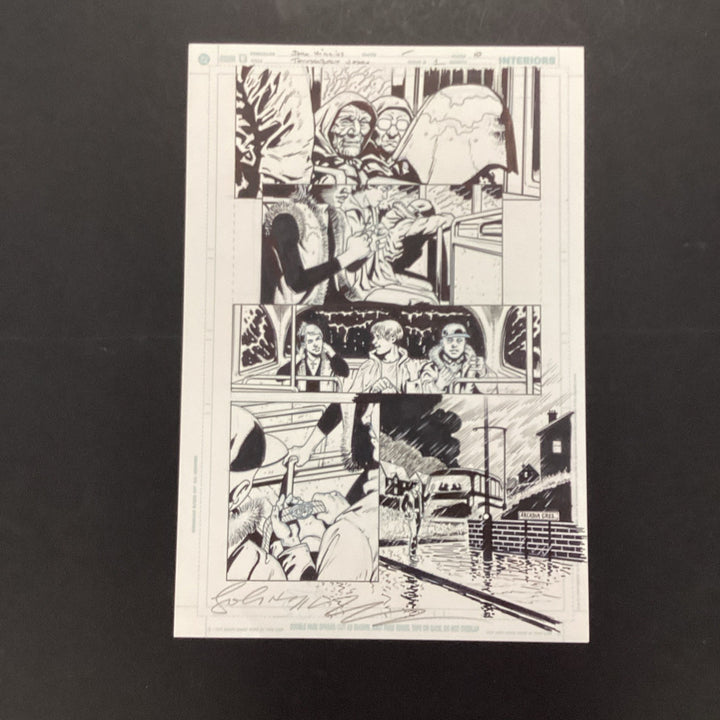 Original Artwork for Thunderbolt Jaxon #1 Page 10 By John Higgins 20060