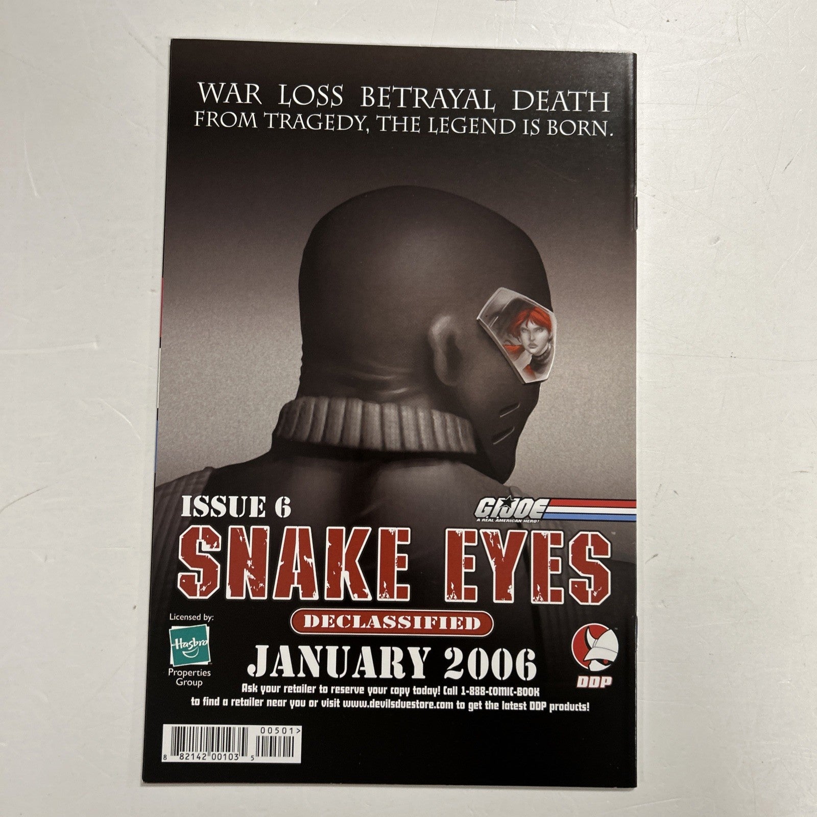 GI Joe Snake Eyes Declassified #1-6 2005 Complete Set DDP12