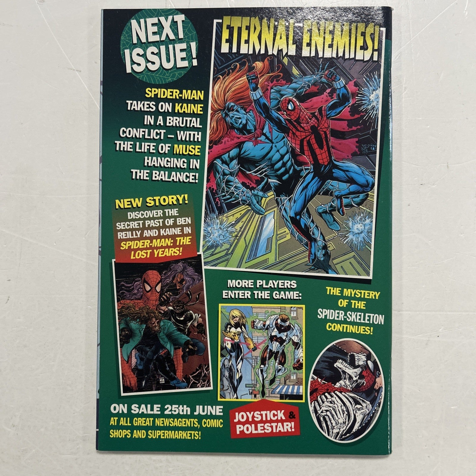 Astonishing Spider-Man #35 1998 VF- UK Marvel Panini Inc. Free Postcards6