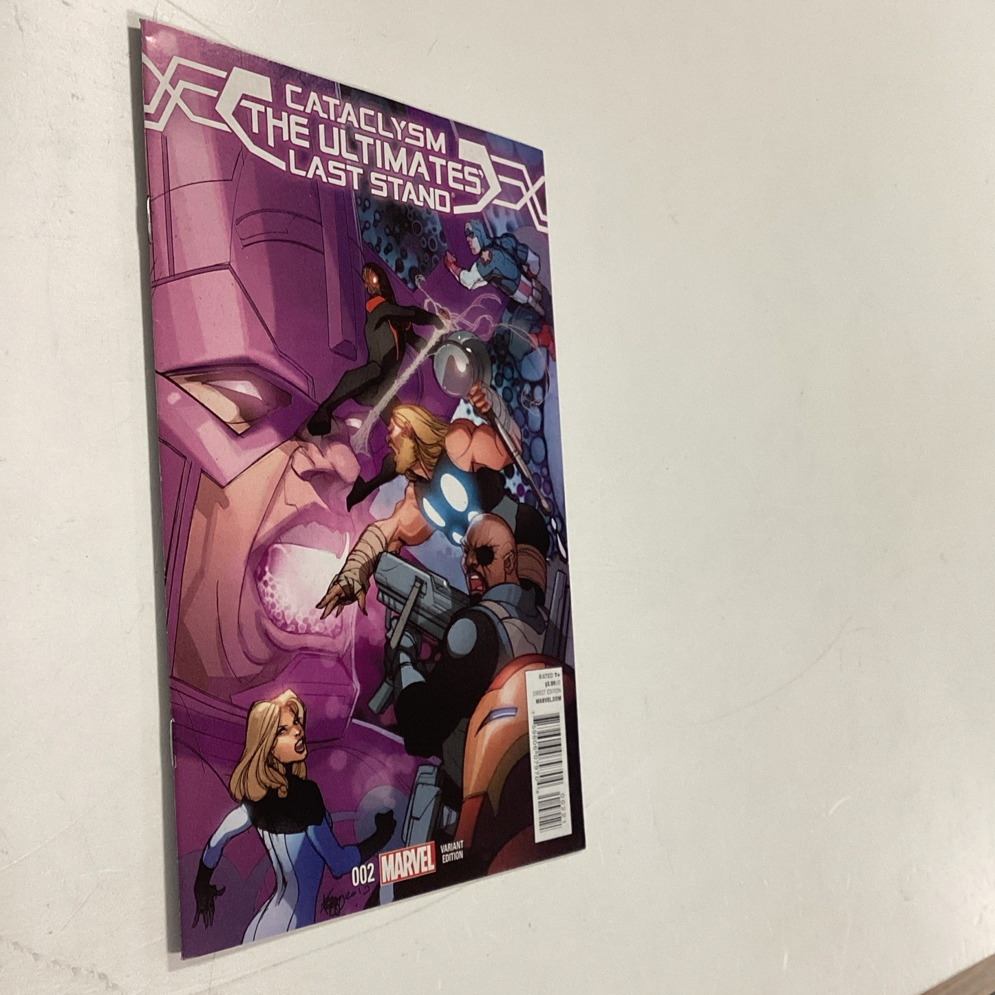 Cataclysm Ultimates Last Stand #2 2014 NM 1:50 Pasqual Ferry Galactus Variant3