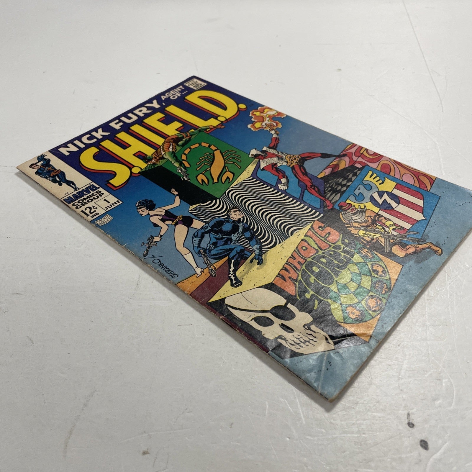 Nick Fury, Agent of S.H.I.E.L.D. #1 1968 VG 1st Appearance Scorpio Faint Pence3