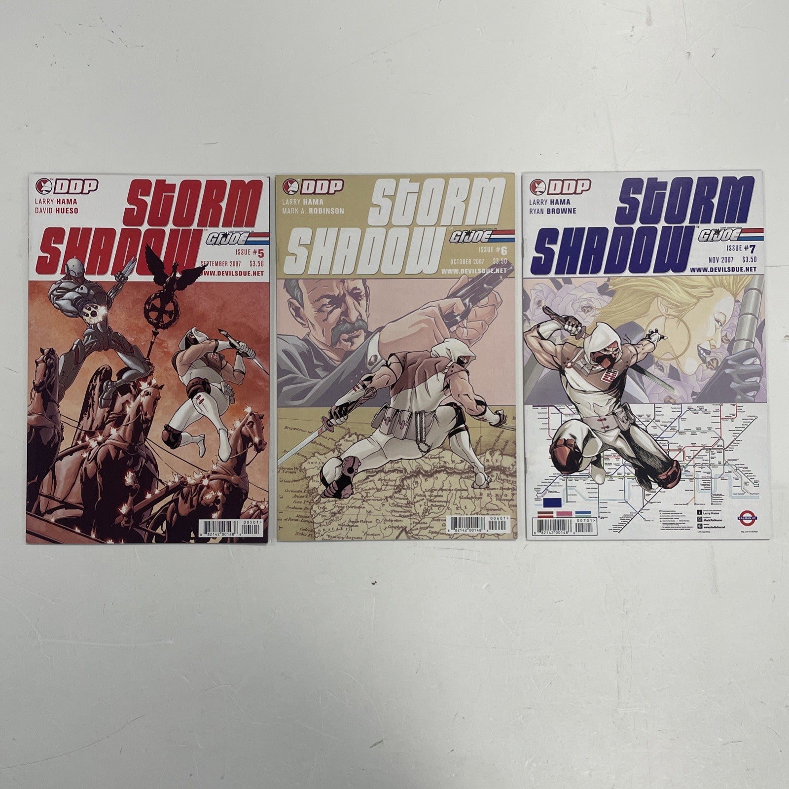 GI Joe Storm Shadow #1-7 2007 Complete Set10