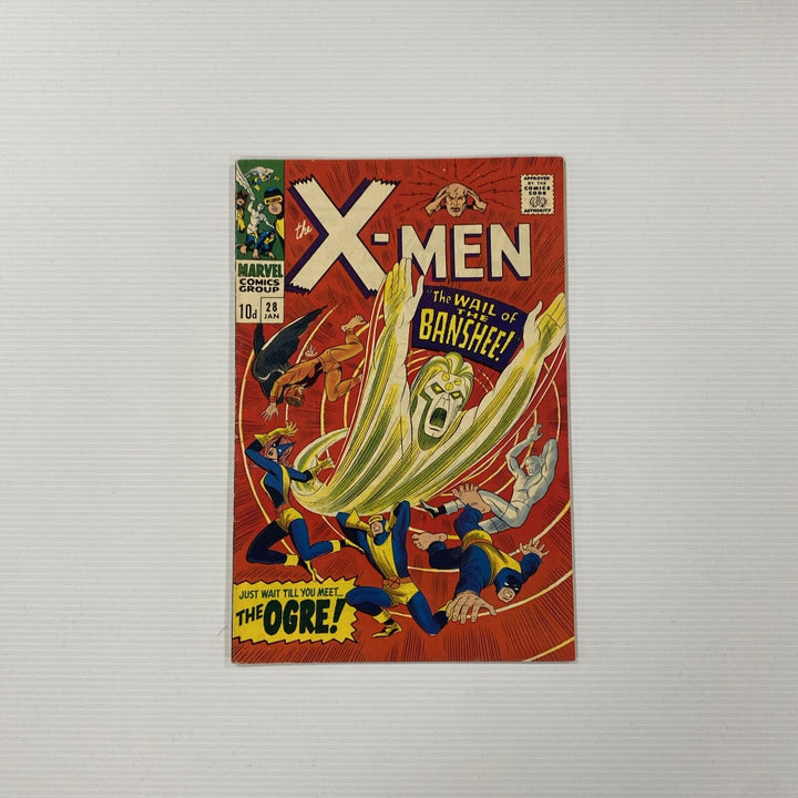 X-Men #28 1966 VF- Pence Copy 1st Appearance of The Banshee