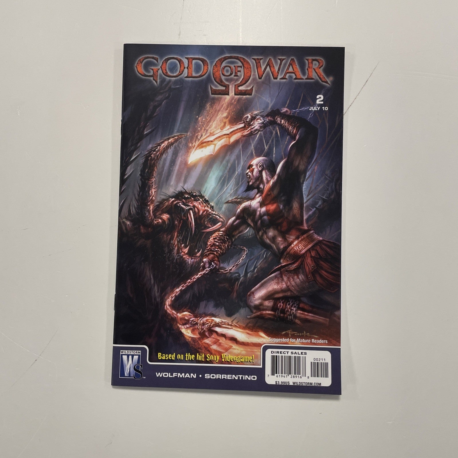 God Of War #2 2010 NM Wildstorm0