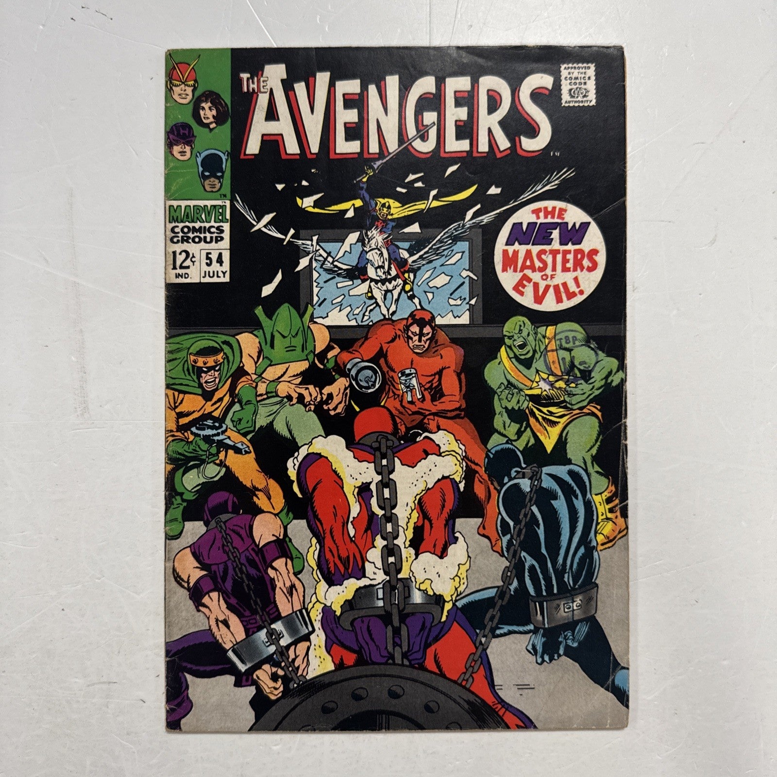 Avengers #54 1968 VG/FN 1st Masters of Evil & Cameo of Ultron Pence Stamp0