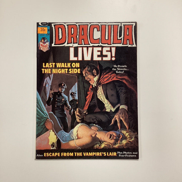 Dracula Lives! #8 1974 FN/VF Pence Sticker