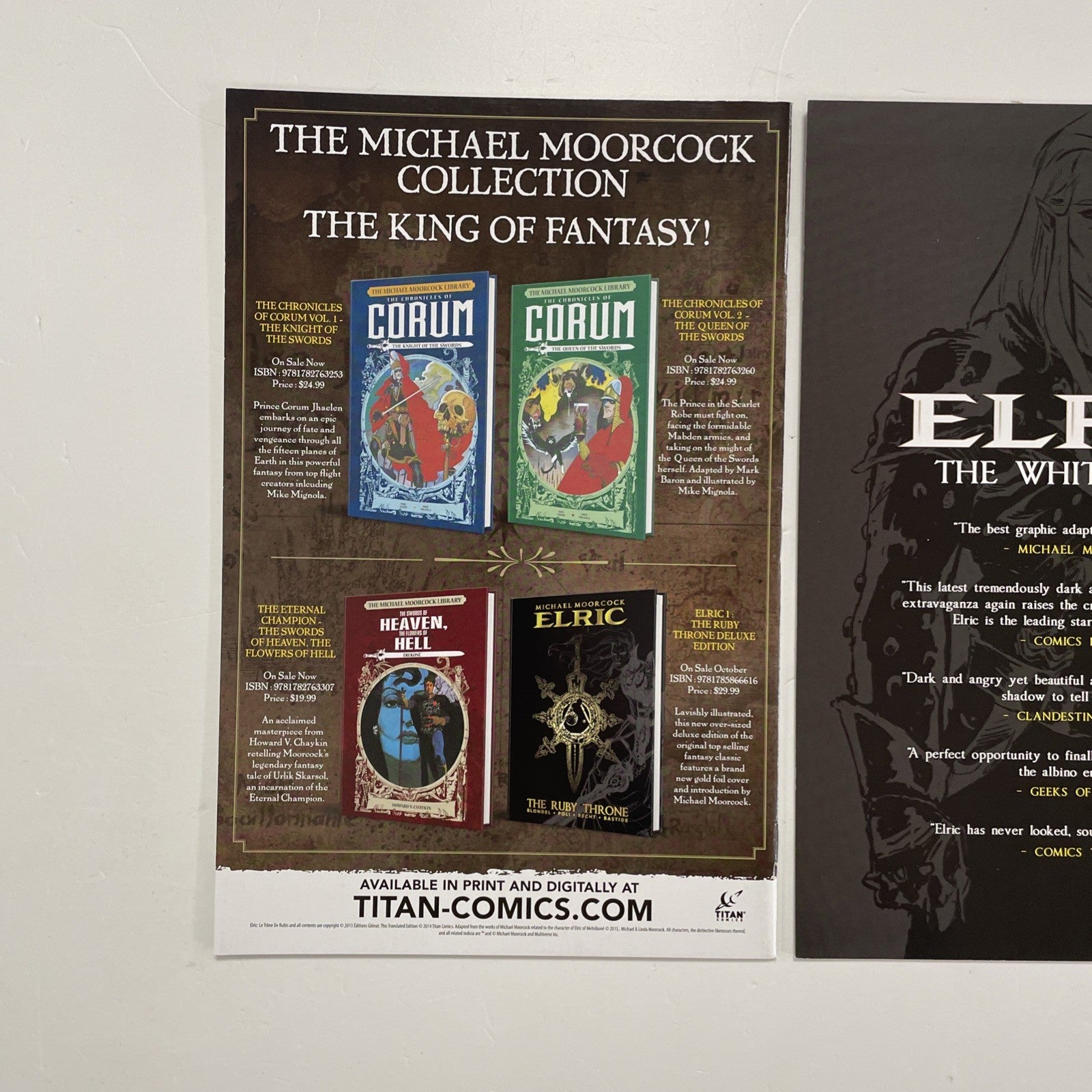 Elric: The White Wolf #1-2 2018 & #1 Variant NM Michael Moorcock14