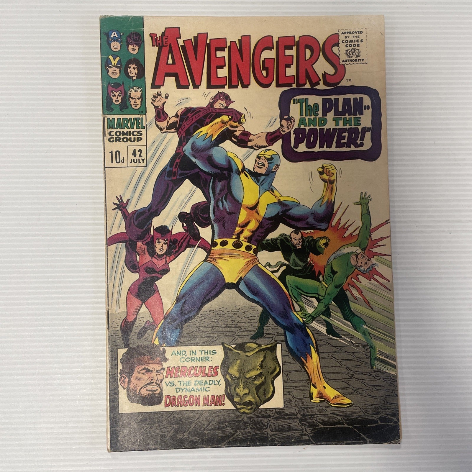 Avengers #42 1967 VG+ Pence Copy0