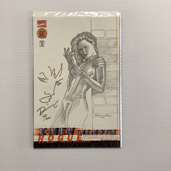 X-men Movie Prequel Rogue #1 2000 NM Signed Remarked Sketch Dorian Dynamic Force