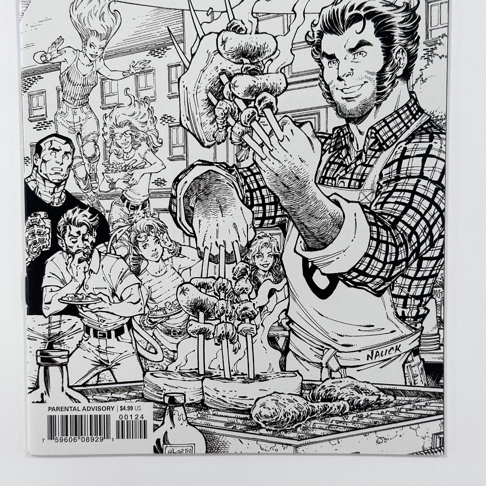 Return Of Wolverine #1 2018 NM Todd Nauck Party B&W Sketch Variant Cover2