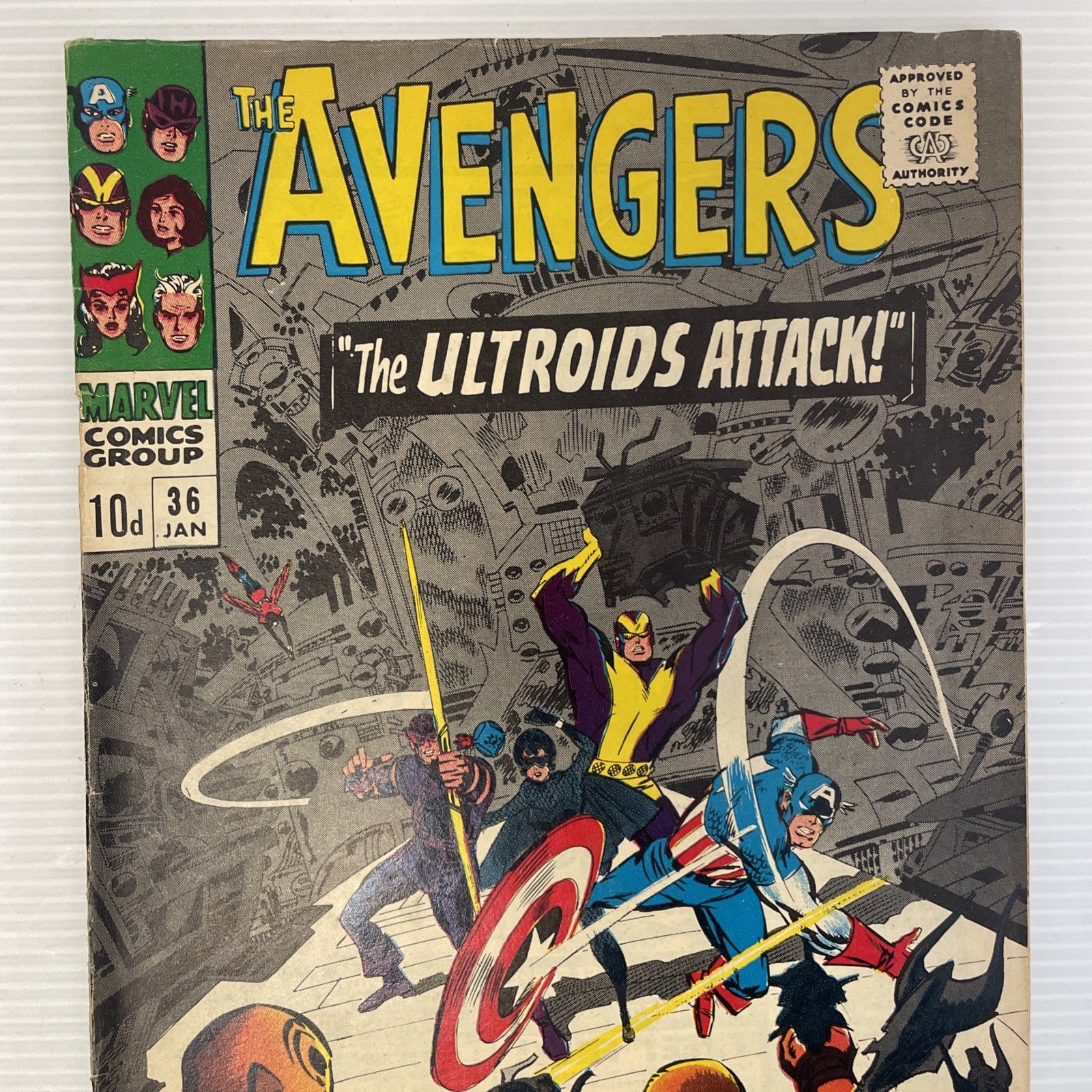 Avengers #36 1967 FN- 1st Ultrana Appearance Pence Copy1