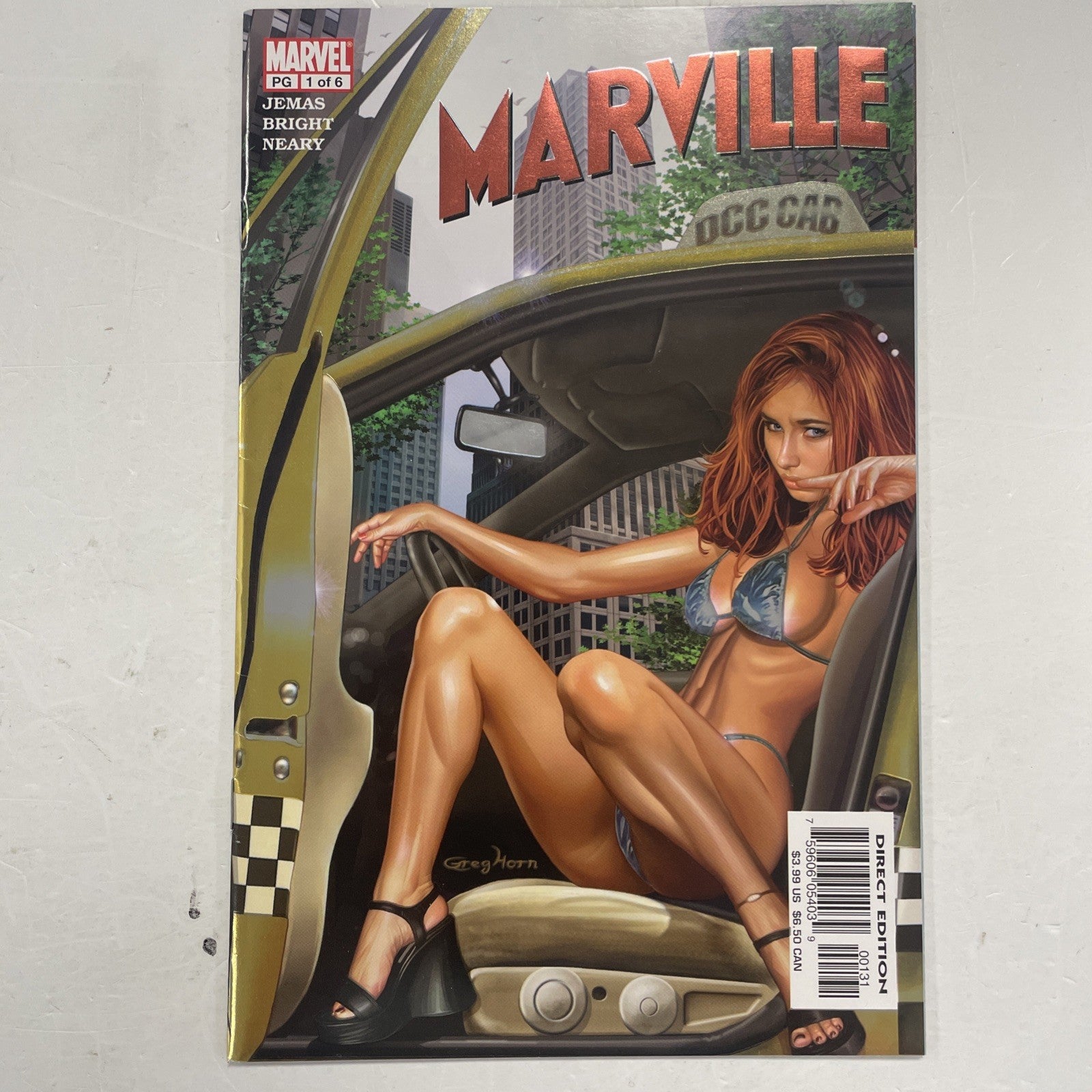 Marville #1 2002 VF Foil Cover MARVEL0