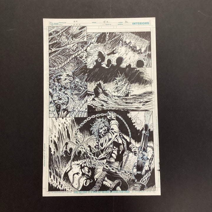 Original Artwork for Before Watchmen Page 31 By John Higgins *See Description0