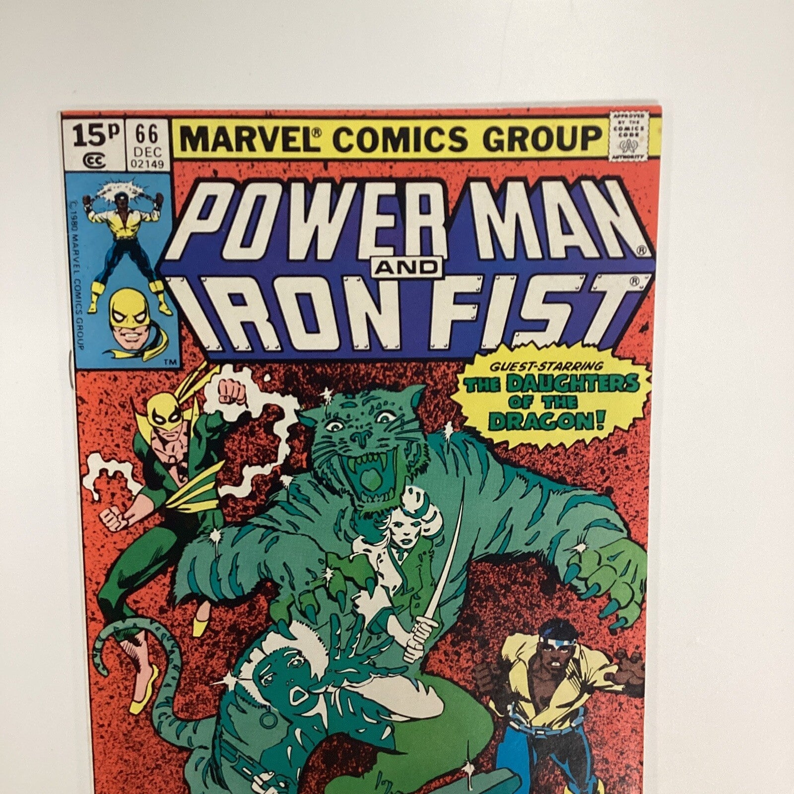 Powerman And Iron Fist #66 1980 VF 2nd Appearance Of Sabretooth Pence Copy2