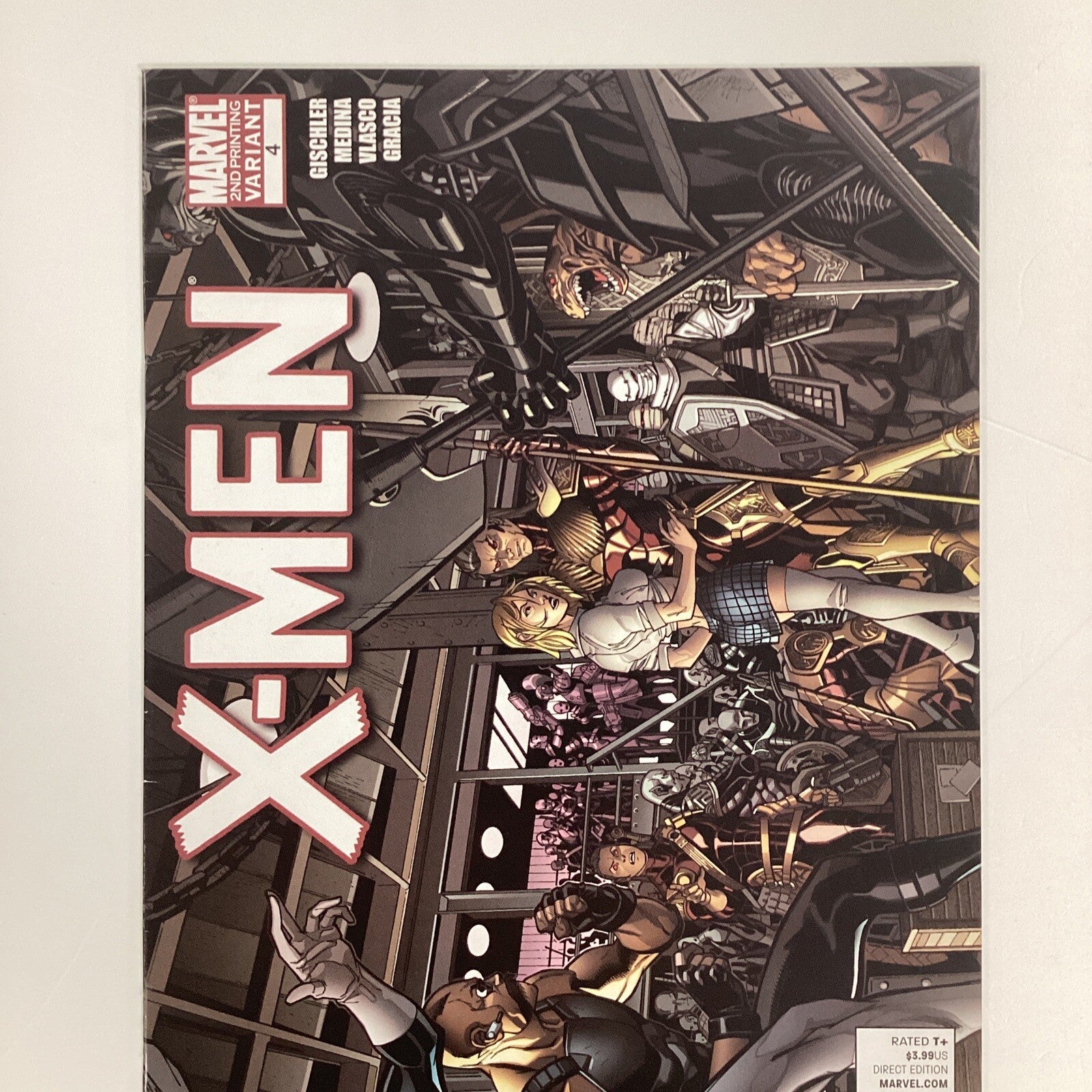 X-Men #4 2010 VF 2nd Print Variant Blade Vs Dracula1