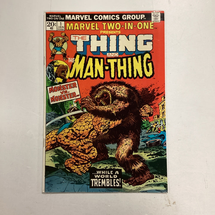 Marvel Two-in-one #1 1974 FN/VF Thing vs Man-thing *See Description0