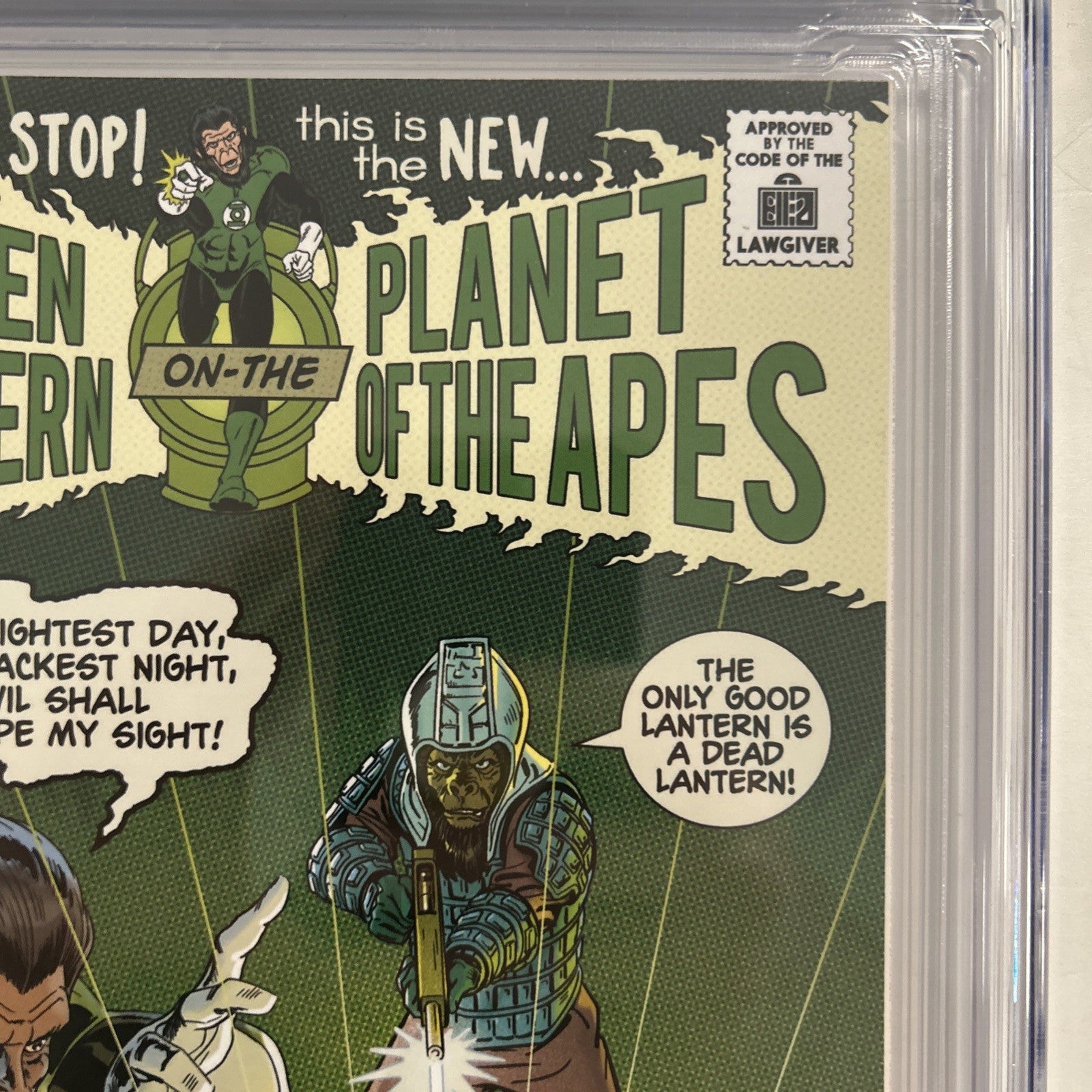Planet of the Apes/Green Lantern #3 2017 CGC 9.8  Rivoche 1:20 Variant7