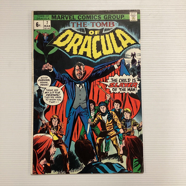 The Tomb of Dracula #7 1973 FN/VF Pence Copy