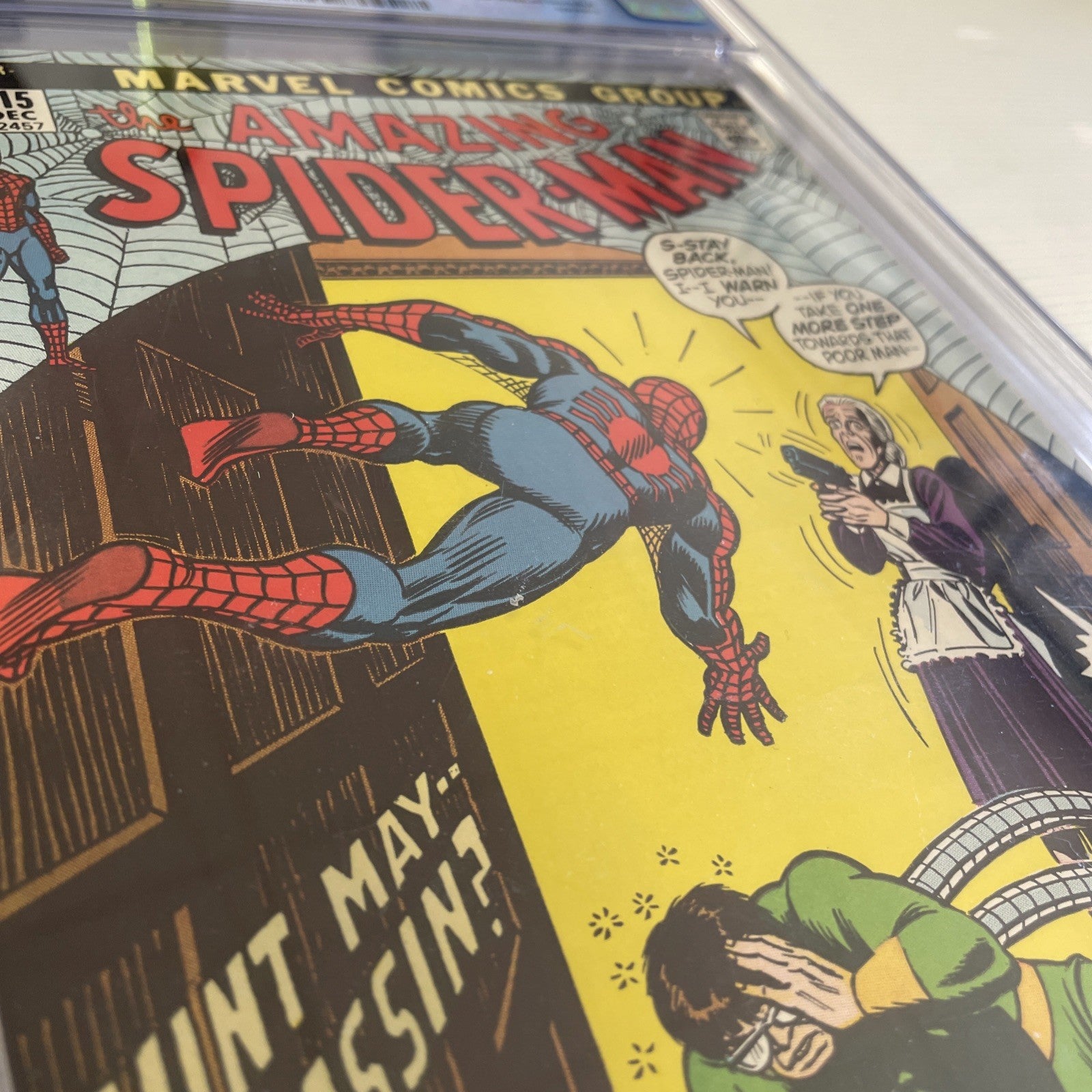 Amazing Spider-man #115 1972 CGC 9.6 White Pages Romita Cover & Art Doc Oc App4