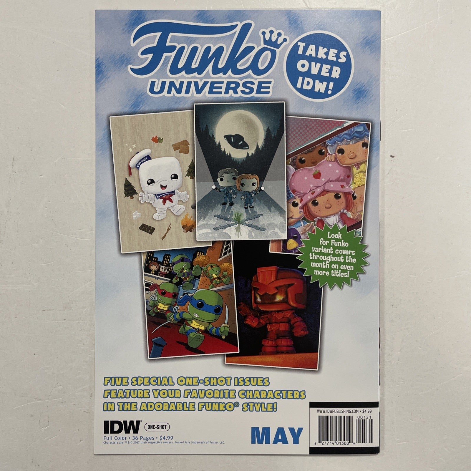 Judge Dredd One-Shot 2017 NM Subscription Funko Cover4