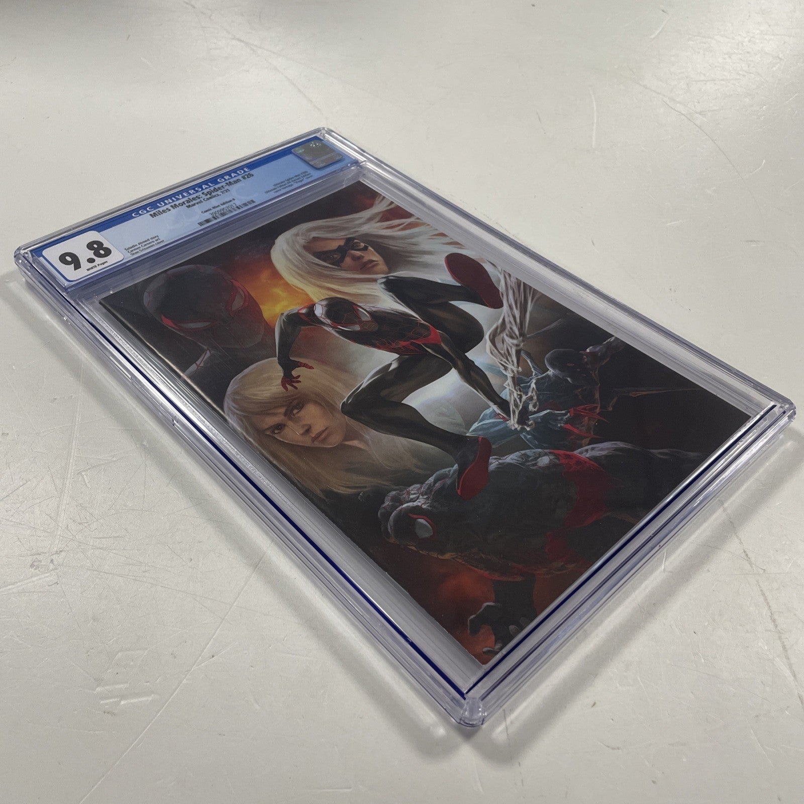 Miles Morales Spider-Man #26 2021 CGC 9.8 Skan Srisuwan Mint Virgin Variant1