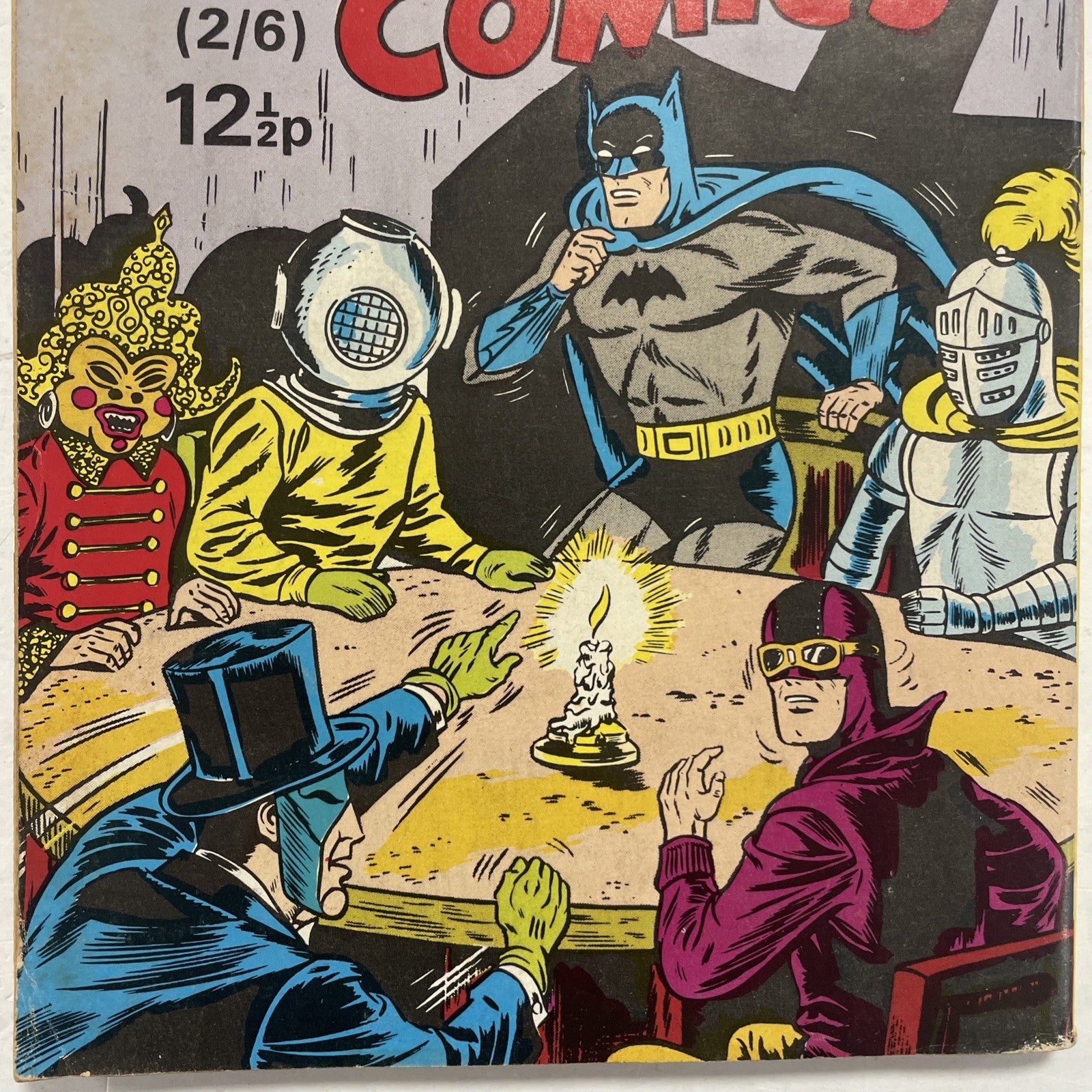 Detective Double Double Comics #3 1968 Low Grade Cent Stamp & Sticker on Front C6