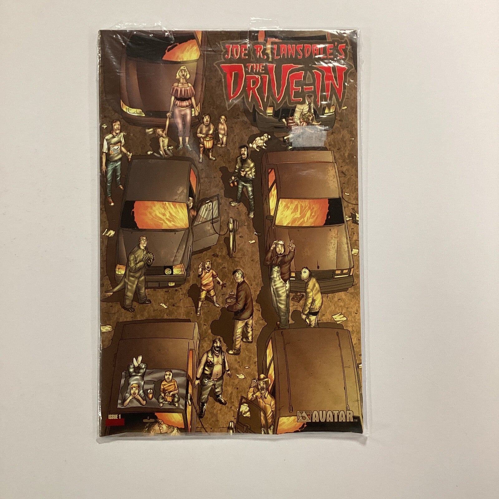 Drive-in #1, 2003 VF/NM Joe Lansdale Avatar Blood Red Foil Edition 1/6000