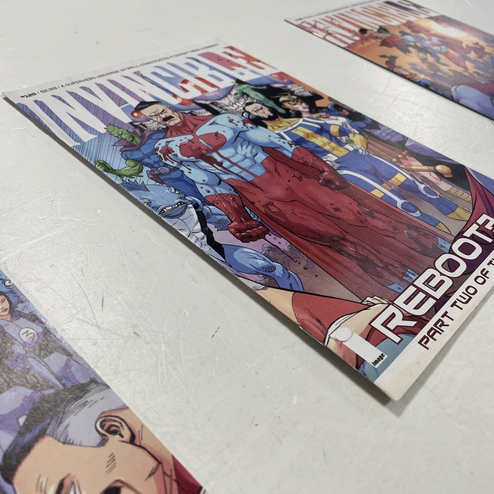 Invincible #124 #125 #126 Reboot? Parts #1-3 Complete Set 2015 Image Comics6