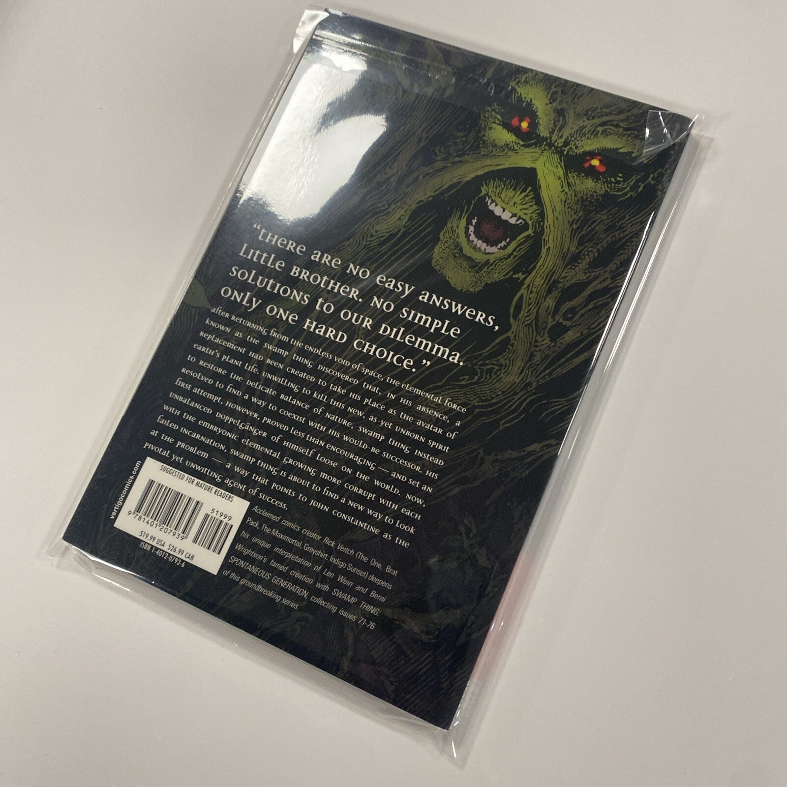 Swamp Thing TP Vol 08 Spontaneous Generation by Rick Veitch 20066