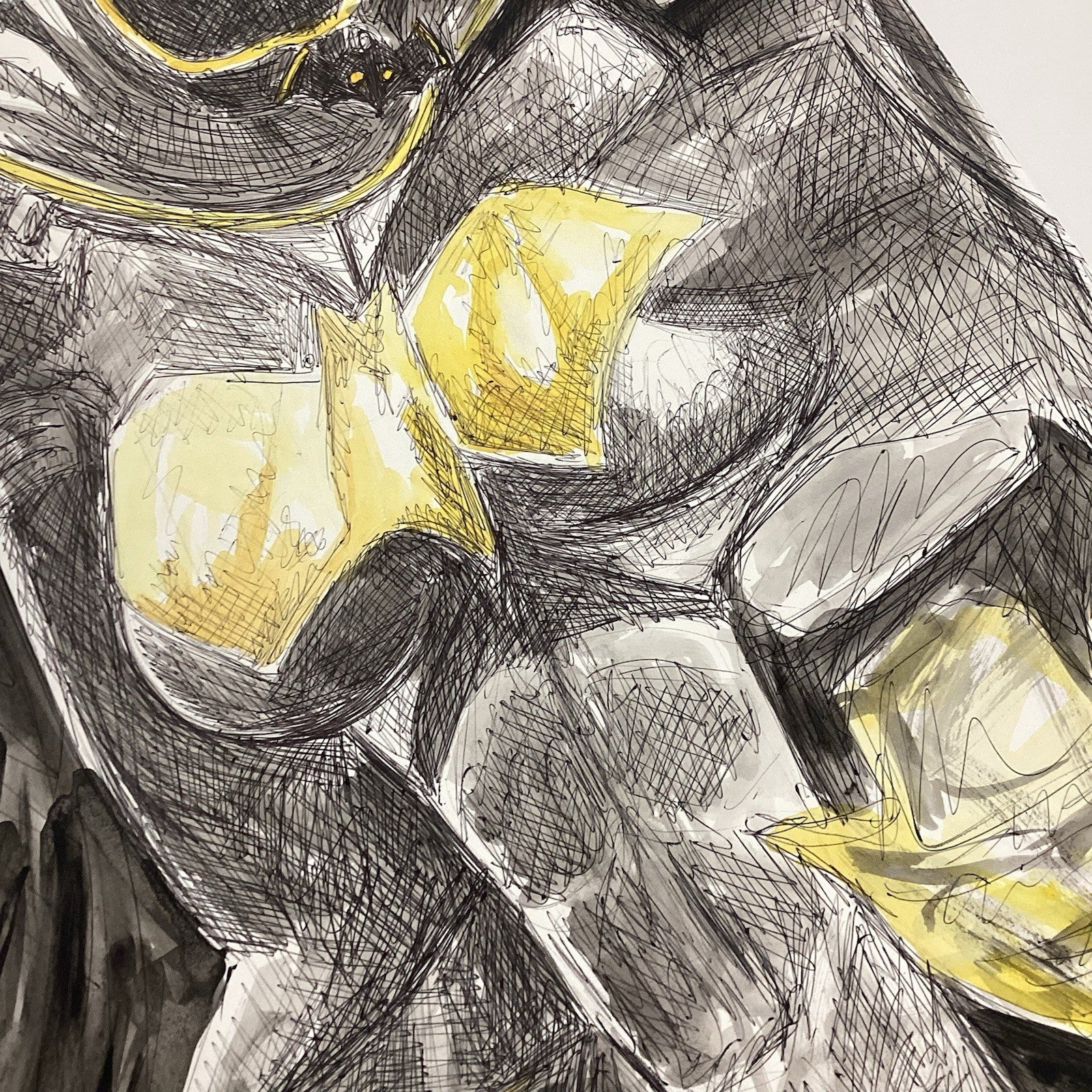 Batgirl Original Art by Becky Knapp with COA (80x59cm)11