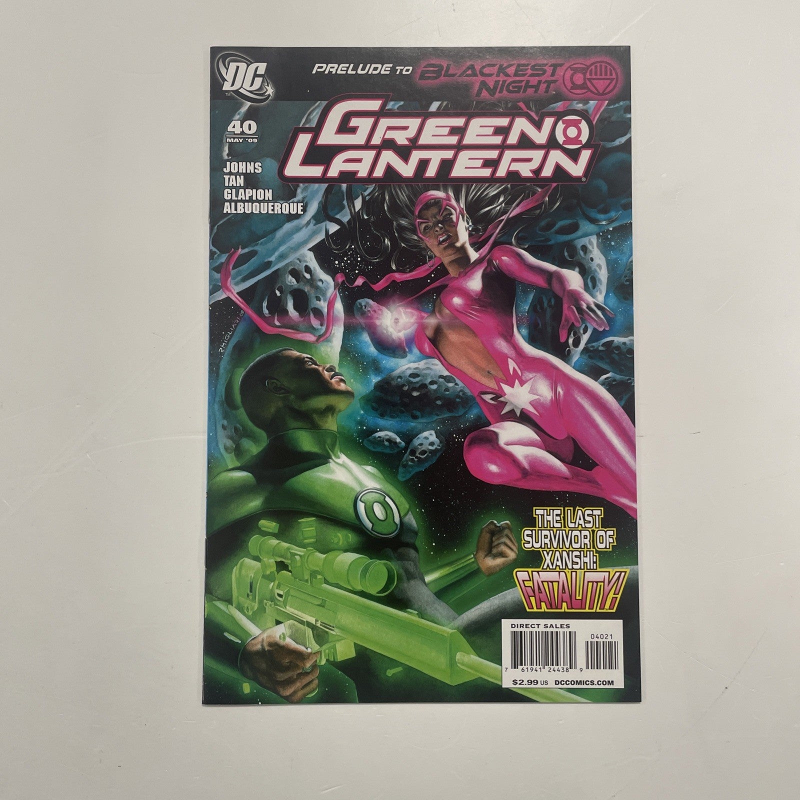 Green Lantern #40 2009 NM- Rodolfo Migliari Variant Cover0