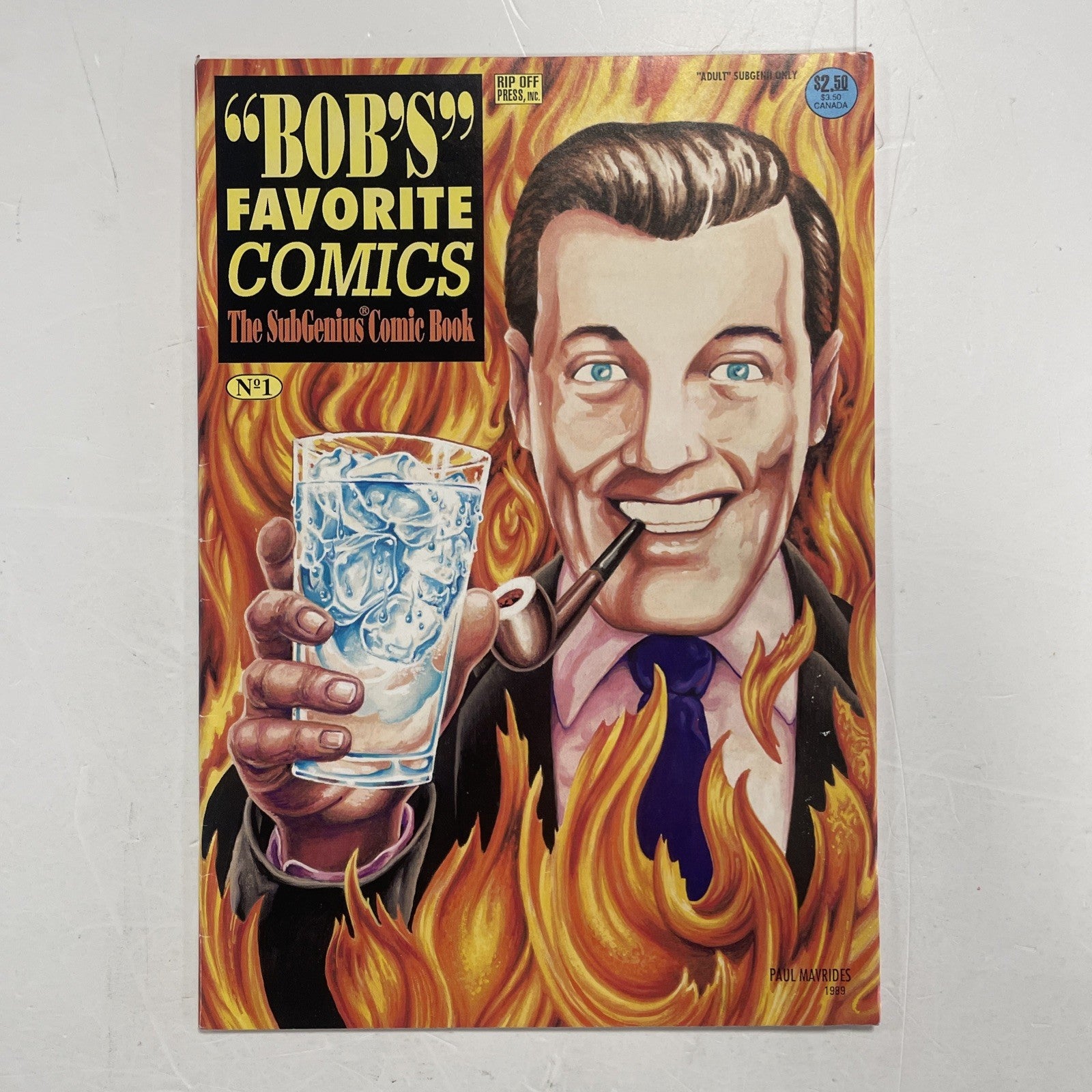 Bob's Favorite Comics Subgenius Comic #1 1989 VG Rip Off Press Paul Mavrides0