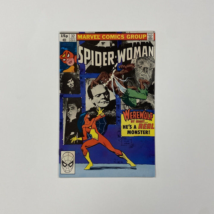 Spider-Woman #32 1979 FN Frank Miller Monster Cover Pence Copy