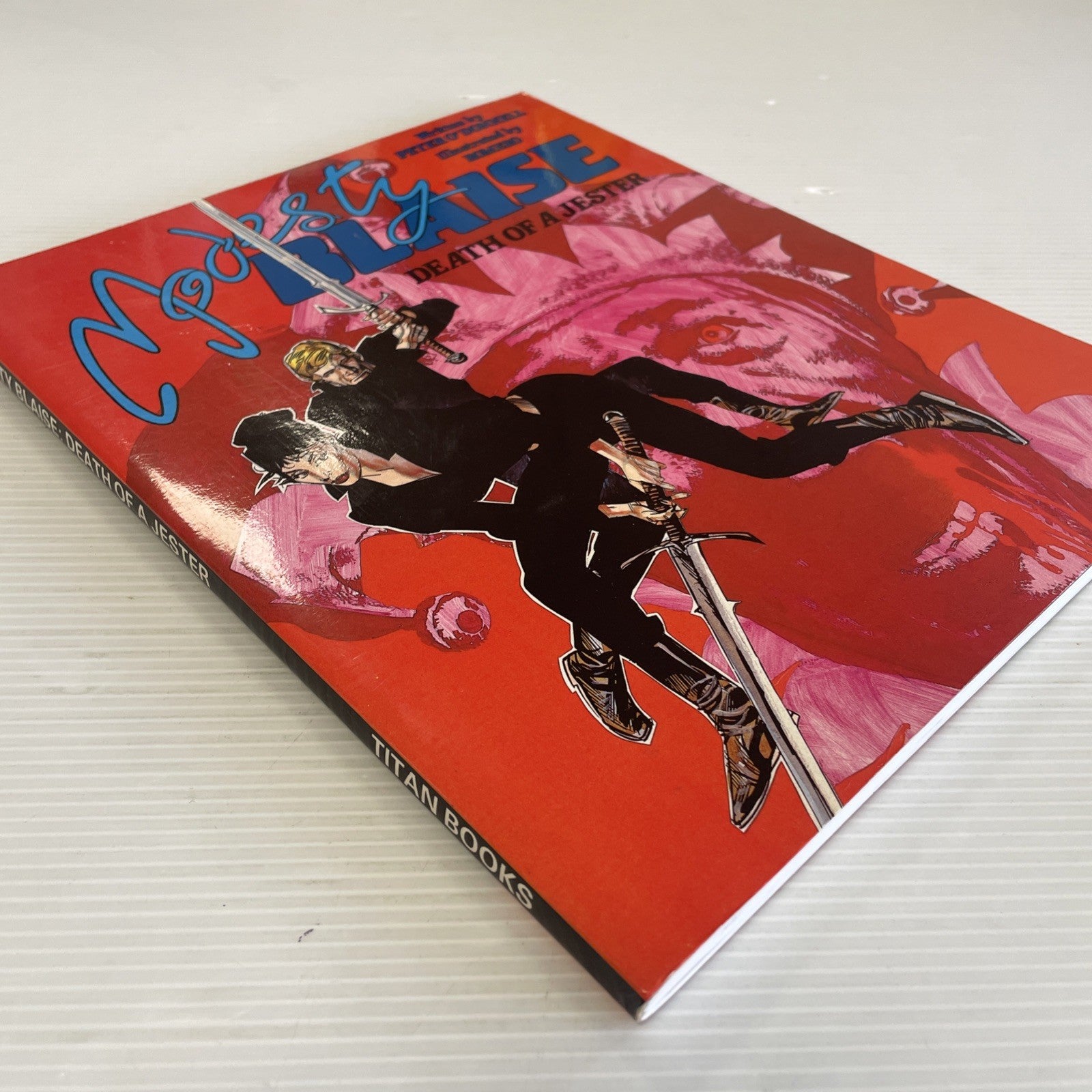 Modesty Blaise: Death of a Jester Titan Books 1987 Graphic Novel3