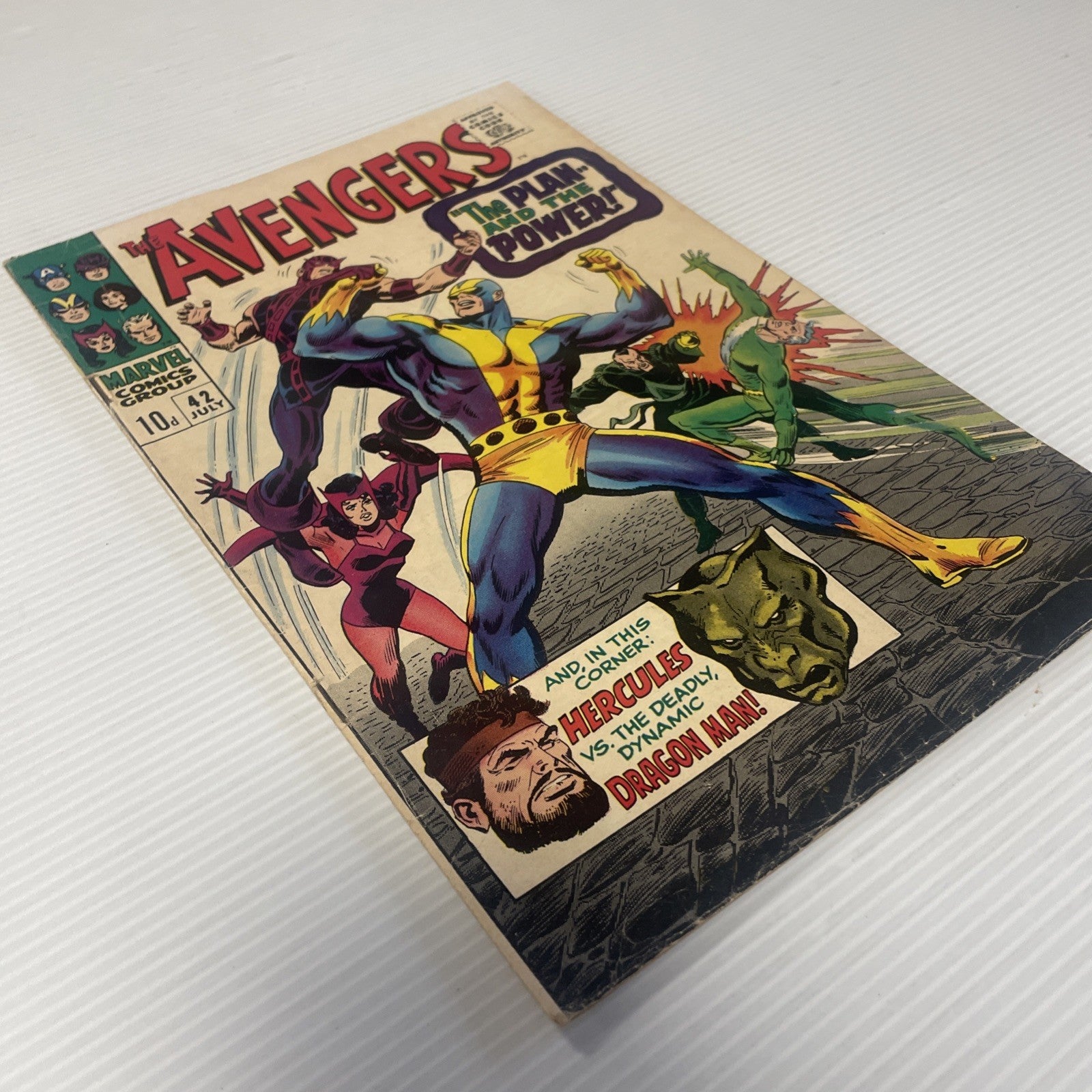 Avengers #42 1967 VG+ Pence Copy3