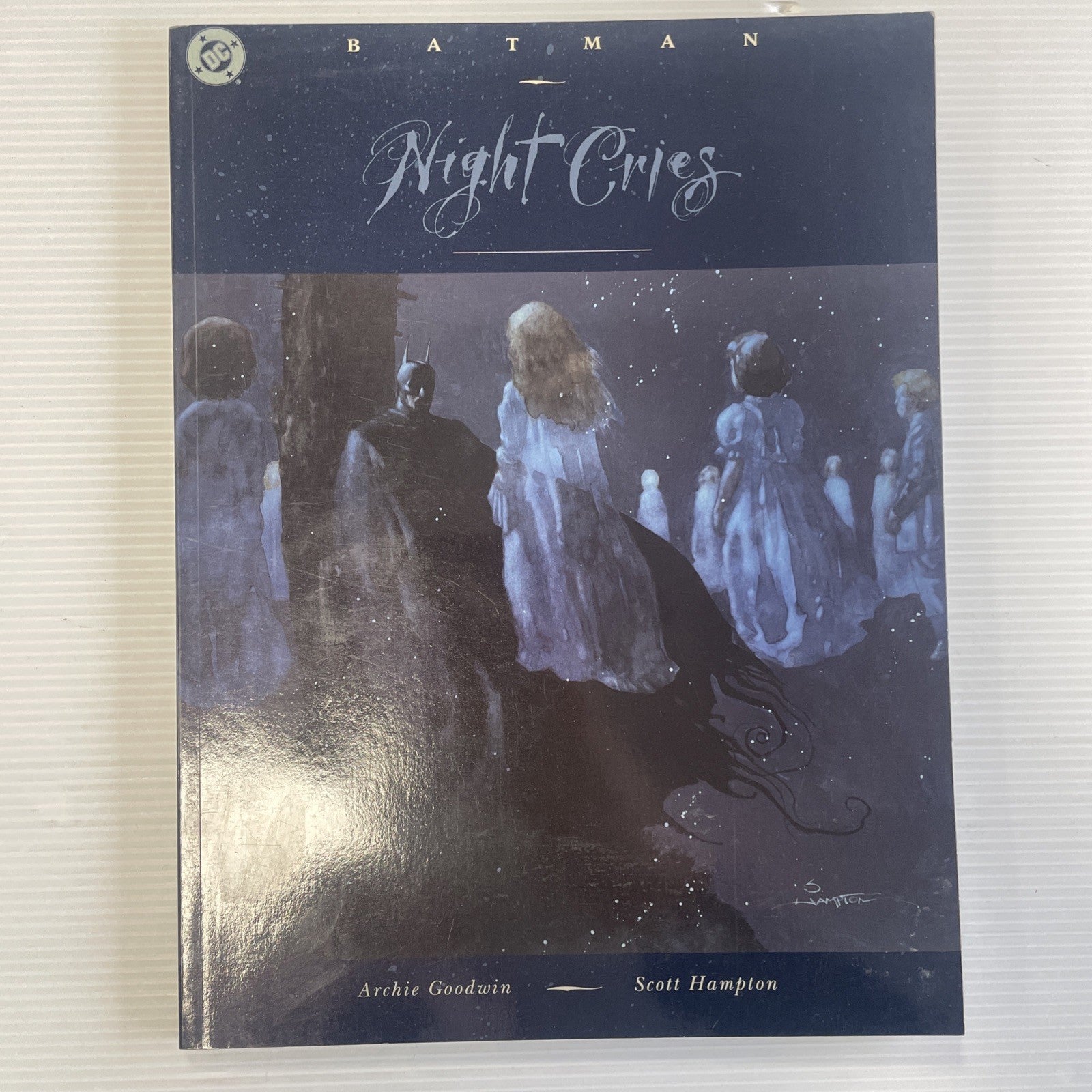 Batman: Night Cries 1992 Softcover Graphic Novel Archie Goodwin & Scott Hampton0