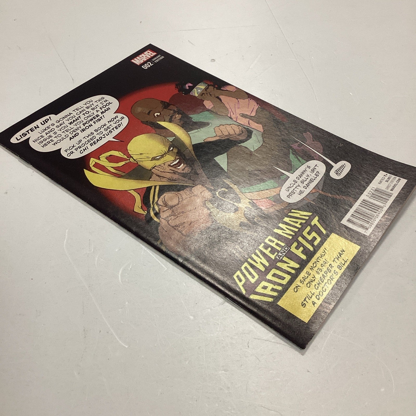 Power Man and Iron Fist #2 2016 VF/NM 1:25 Bill Sienkiewicz Variant3
