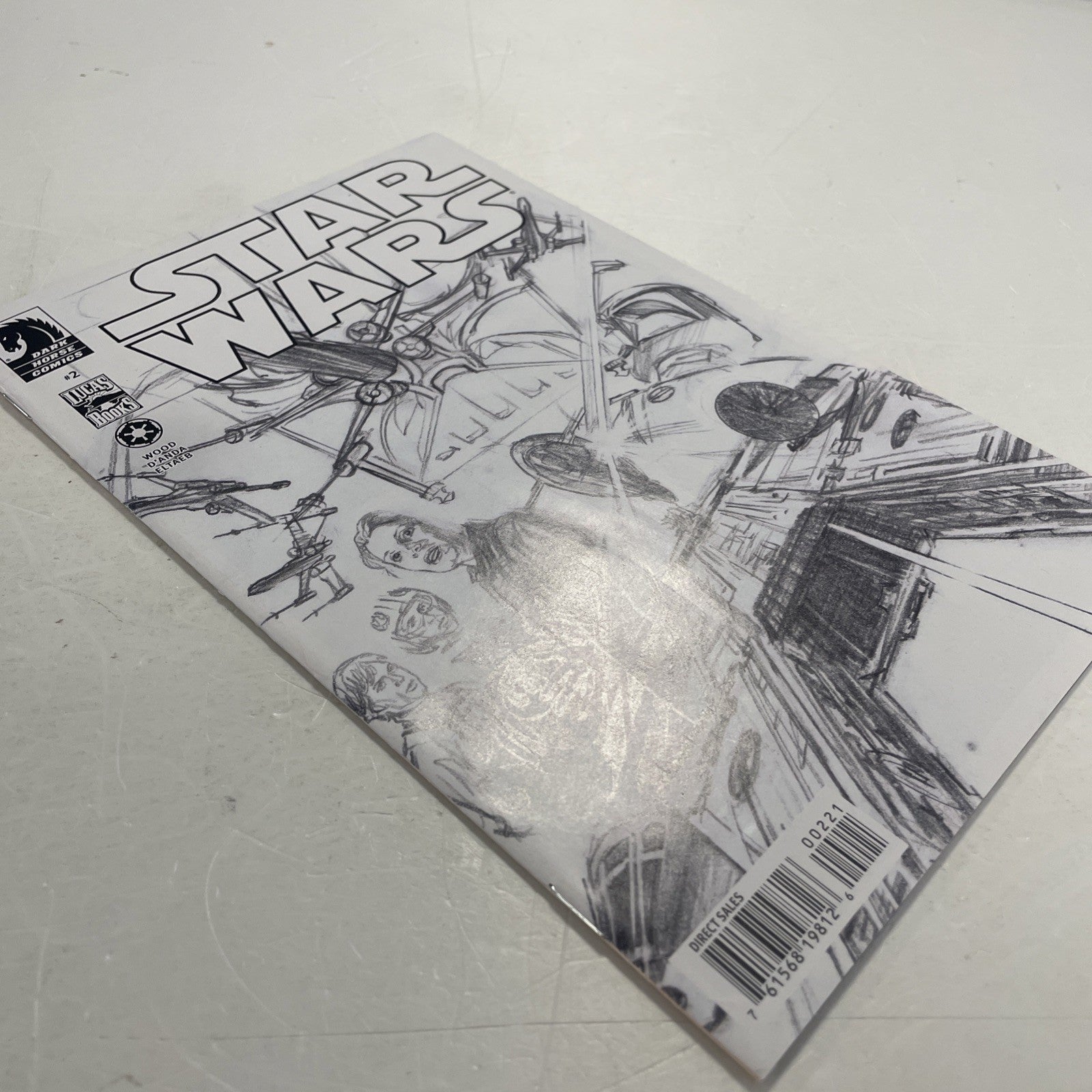 Star Wars #3 2013 NM Alex Ross 1:200 B&W Sketch Variant Cover Dark Horse Comics3