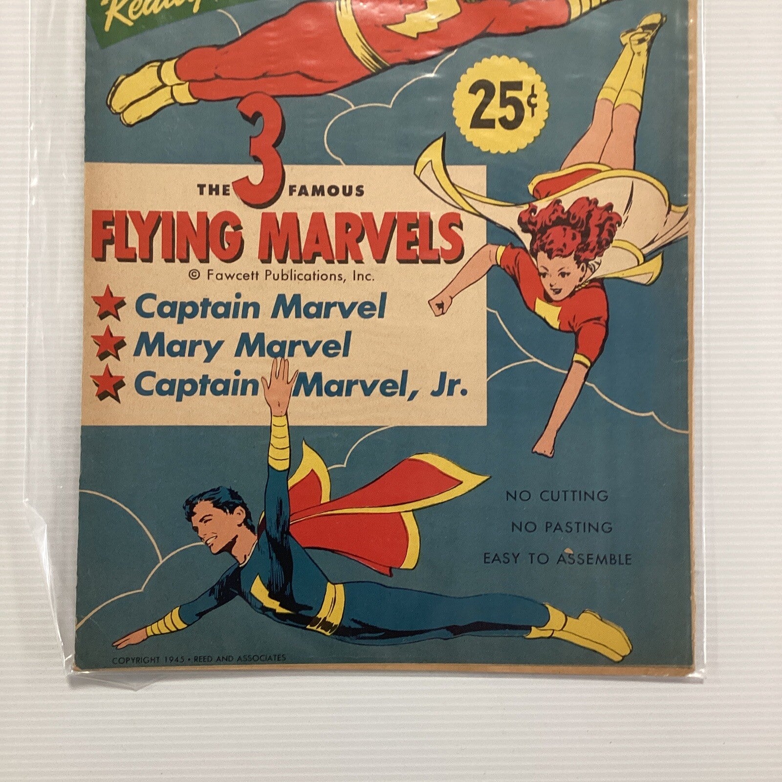 The 3 Flying Marvels Wartime Paper Toy Fawcett Publications (5)2
