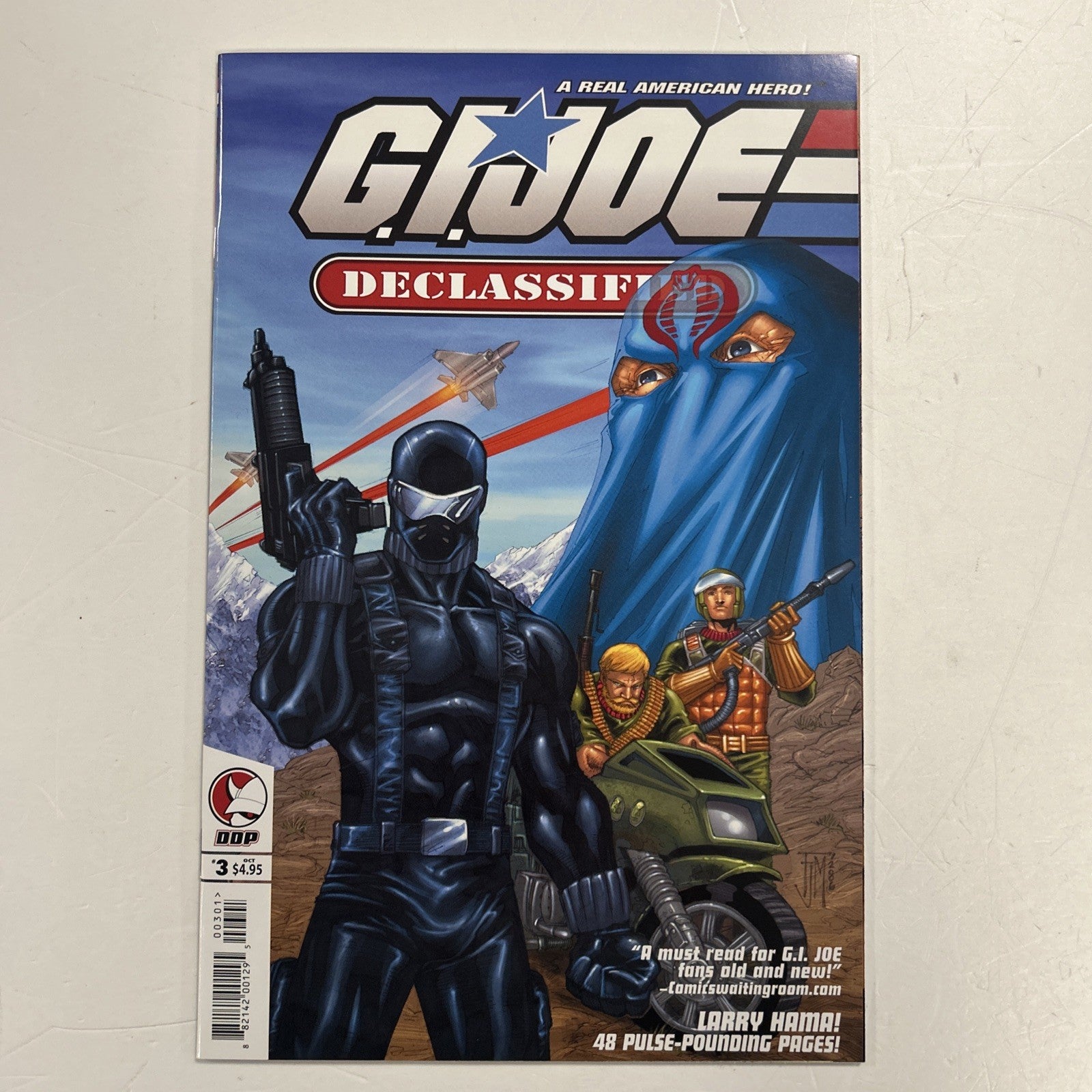 GI Joe Declassified #1-3 2006 #2 is variant cover Complete Set DDP7