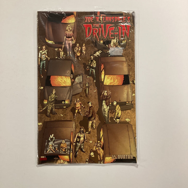 Drive-in #1, 2003 VF/NM Joe Lansdale Avatar Blood Red Foil Edition 1/6000