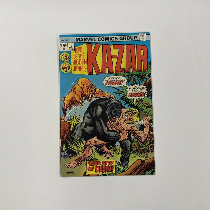 Ka-Zar #10 1975 FN+ Mark Jewelers insert!