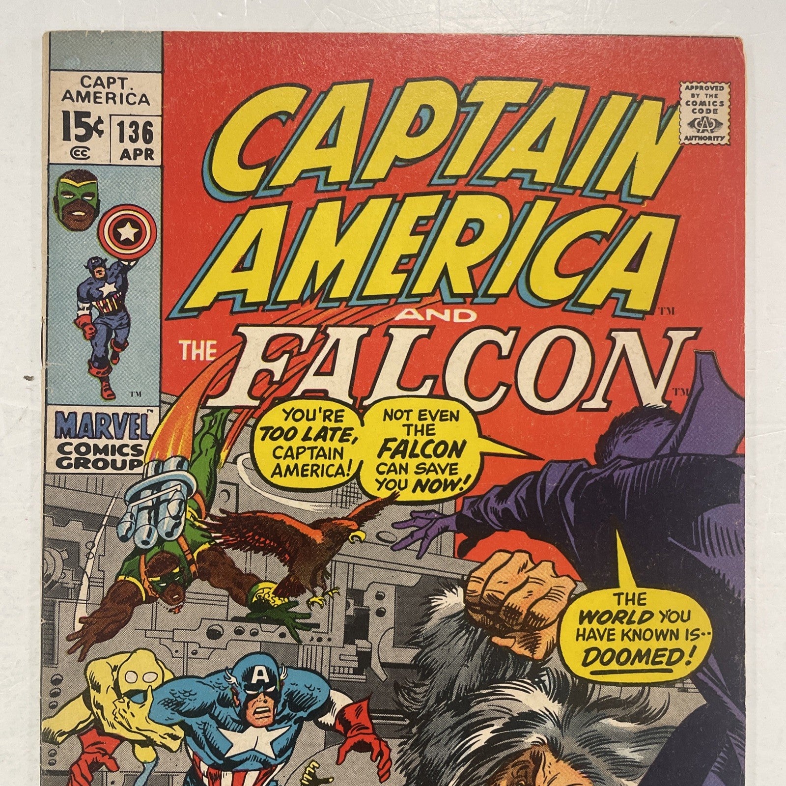 Captain America #136 1971 FN1