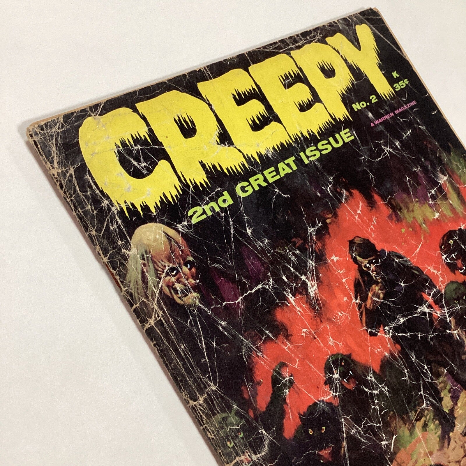Creepy #2 1965 GD Cover worn and detached, pen marks on first page.Warren Horror6