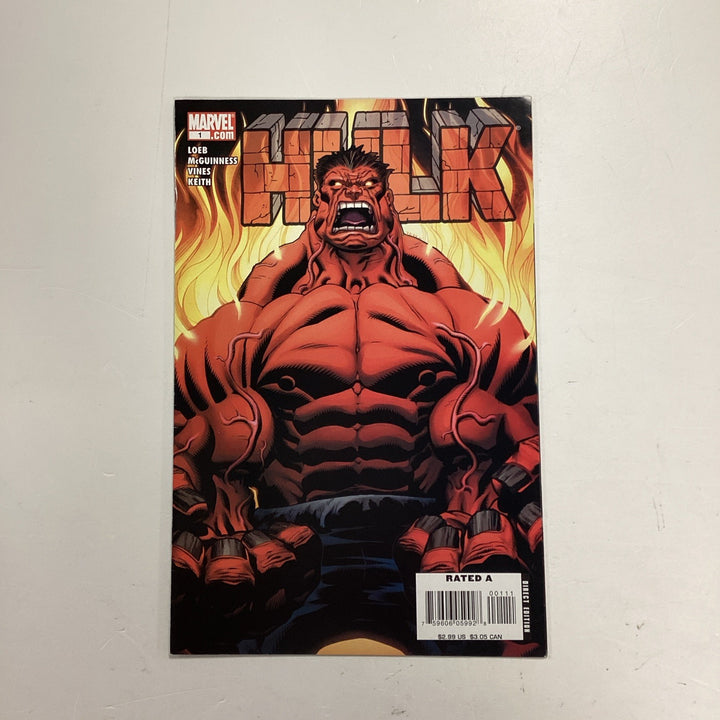 Hulk Vol. 2 #1 2008 VF 1st Appearance Of Gen. Ross As Red Hulk0